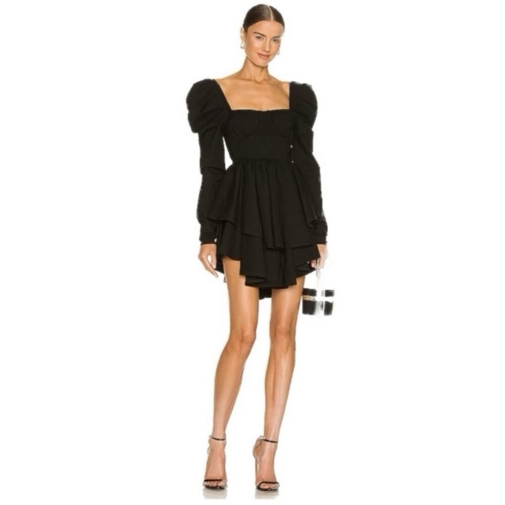 Selkie The Caviar Boleyn Dress Black Sz Small - Picture 11 of 12
